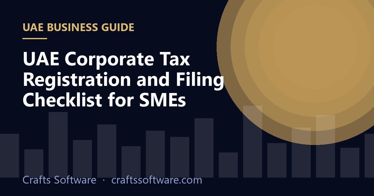 UAE Corporate Tax Registration and Filing Checklist for SMEs