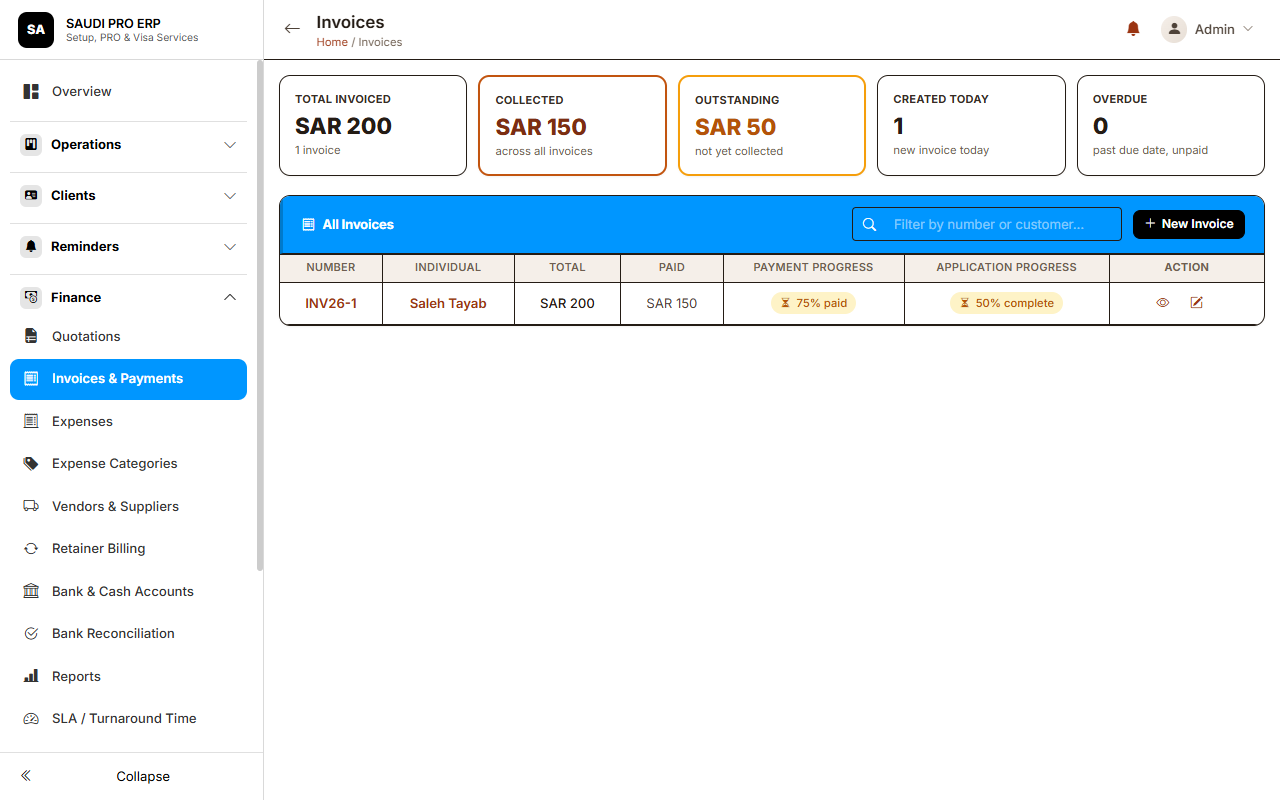 Markaz - Saudi Arabia’s Complete ERP for Business Setup & Visa Service Providers — screenshot 6
