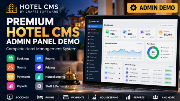 Premium Hotel CMS - Direct Booking, Hotel Website & Management Software — screenshot 4