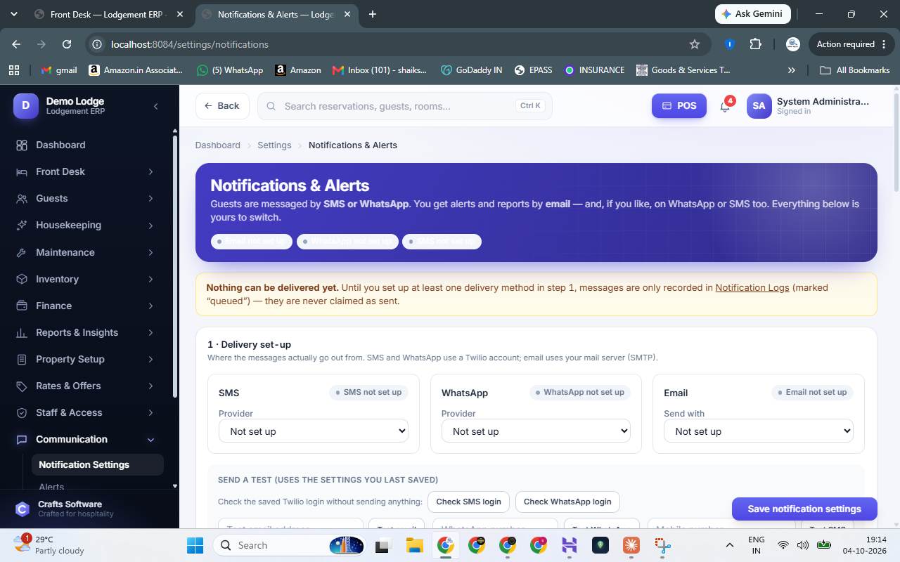 Lodge ERP – Complete Lodge Management, POS, Inventory & Maintenance ERP — screenshot 3