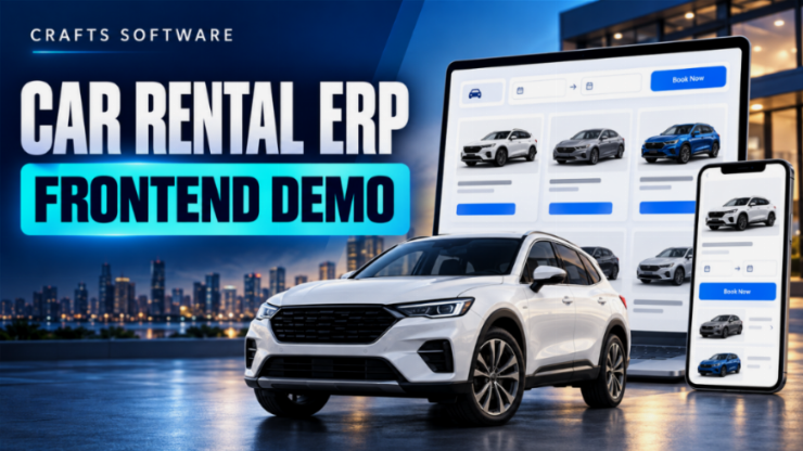 Crafts Car Rental ERP | Online Booking and Rental Business Management Software
