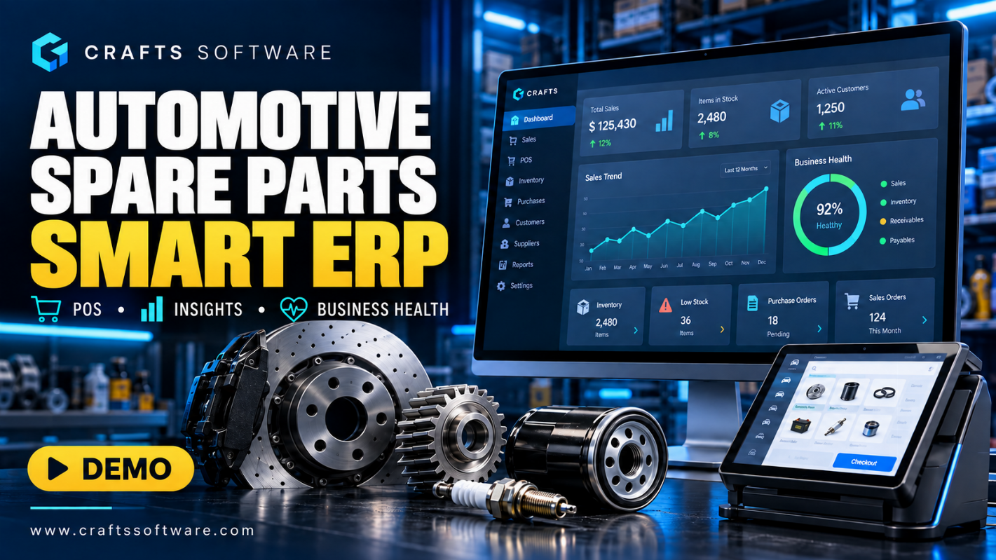 Automotive Spare Parts ERP | Inventory, POS & Business Intelligence